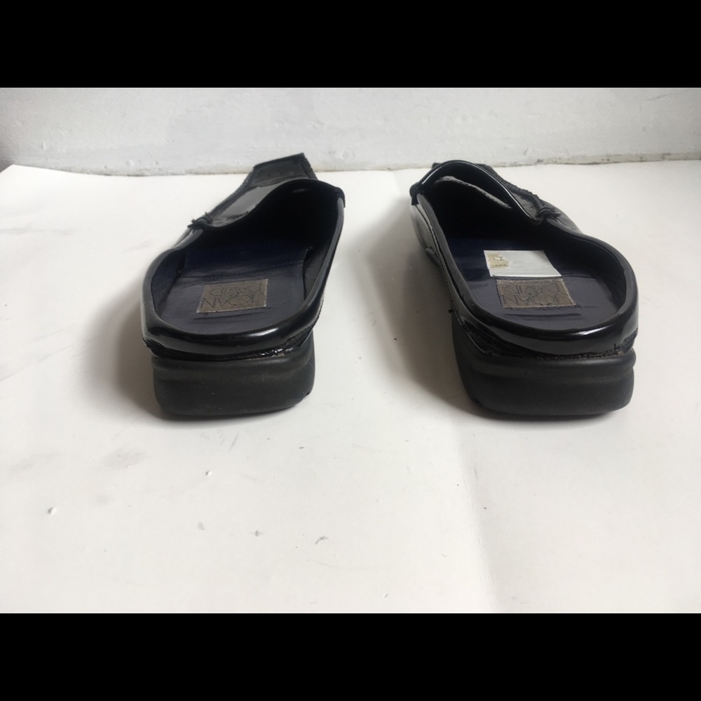 JOAN & DAVID Black Patent Leather Slip- In - Picture 8 of 8